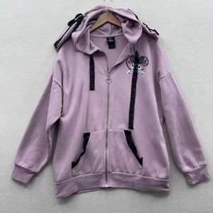 My Melody Lolita Lace Women’s Small 3D Ear Oversized Hoodie Sanrio